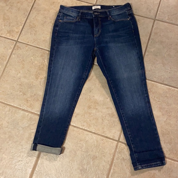 Loft cuffed jeans size 6 petite - Picture 2 of 4